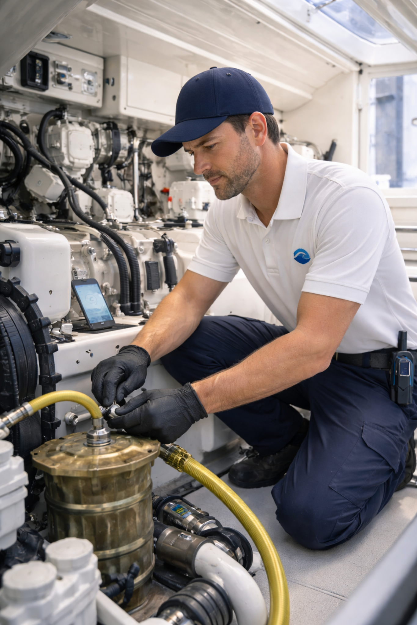 Provider completing work and tracking payout through Wave